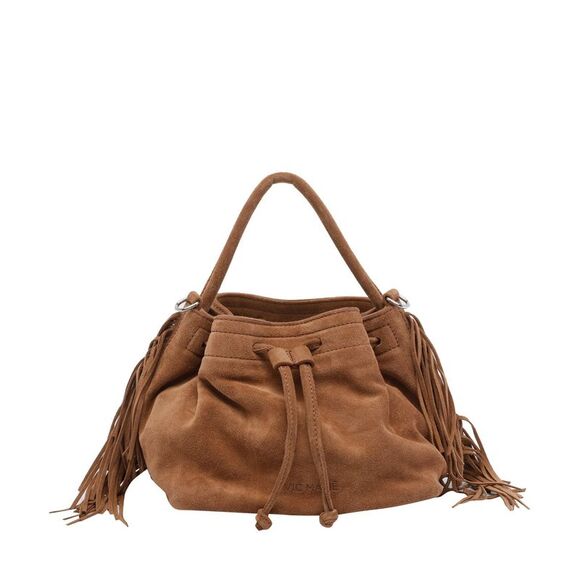 Vic Matie' Handbags - Vic Matie' Women Travel Fringed Bucket Bag